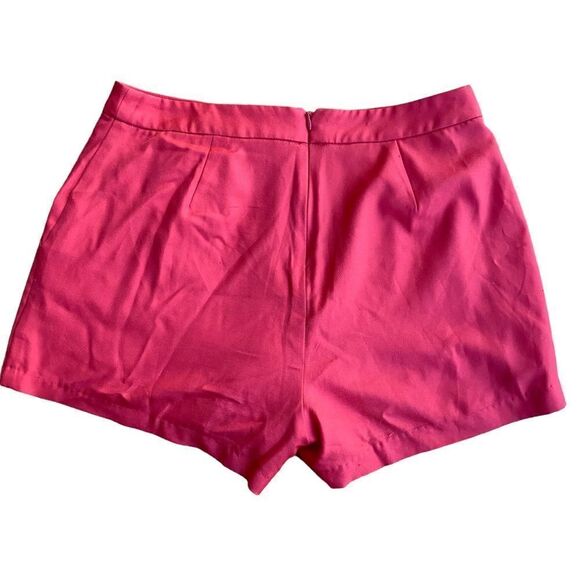 Francesca’s Collection Coral Shorts Size Small Pockets - Picture 2 of 3